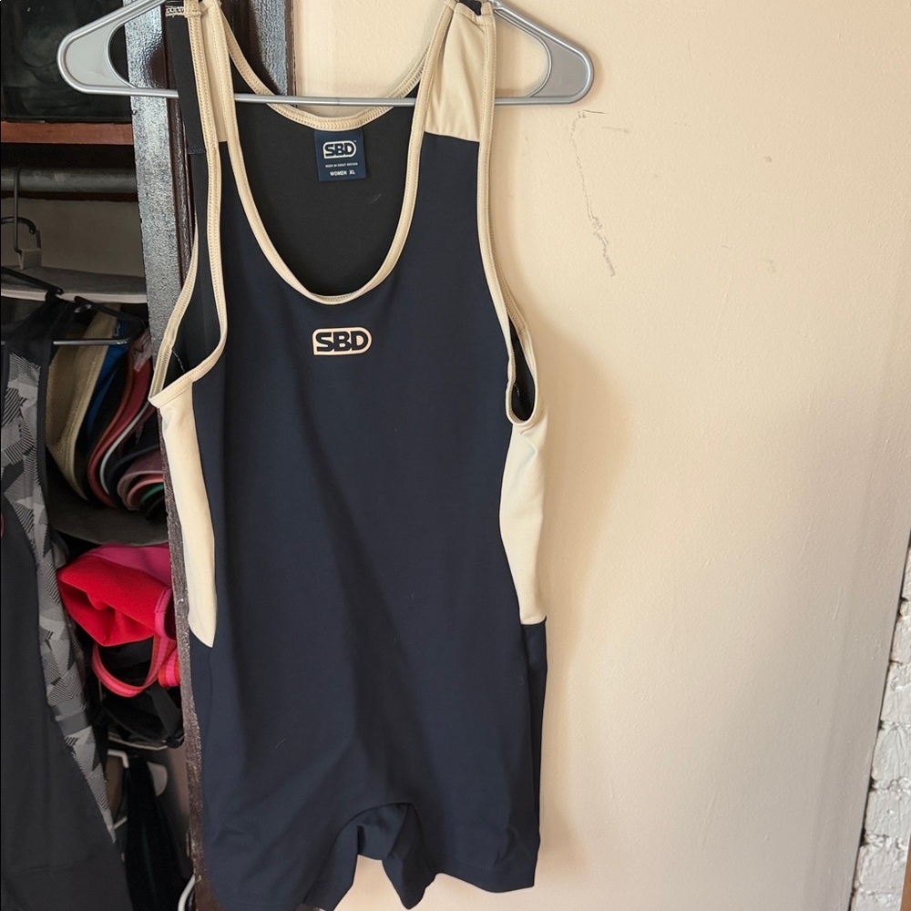 SBD Black and Cream Singlet